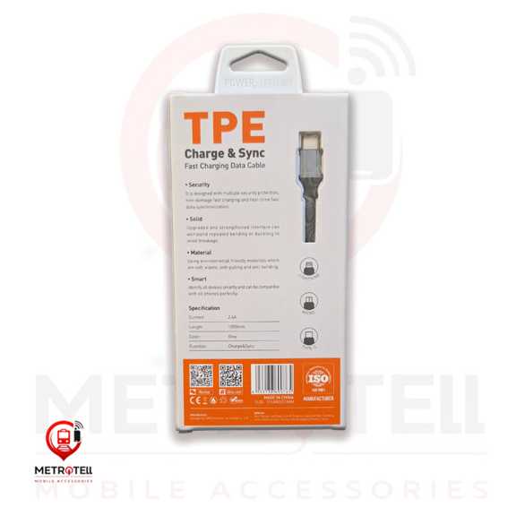 کابل شارژ تایپ سی به USB-A