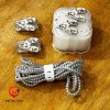 محافظ شارژر آیفون 20 وات طرح قلب نقره ای