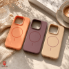 کاور سیلیکونی پاک کنی مگسیف دار مناسب برای گوشی آیفون 16پرومکس IPHONE