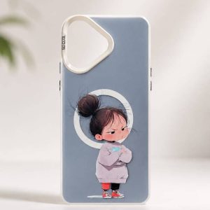 دختر اخمو ایفون